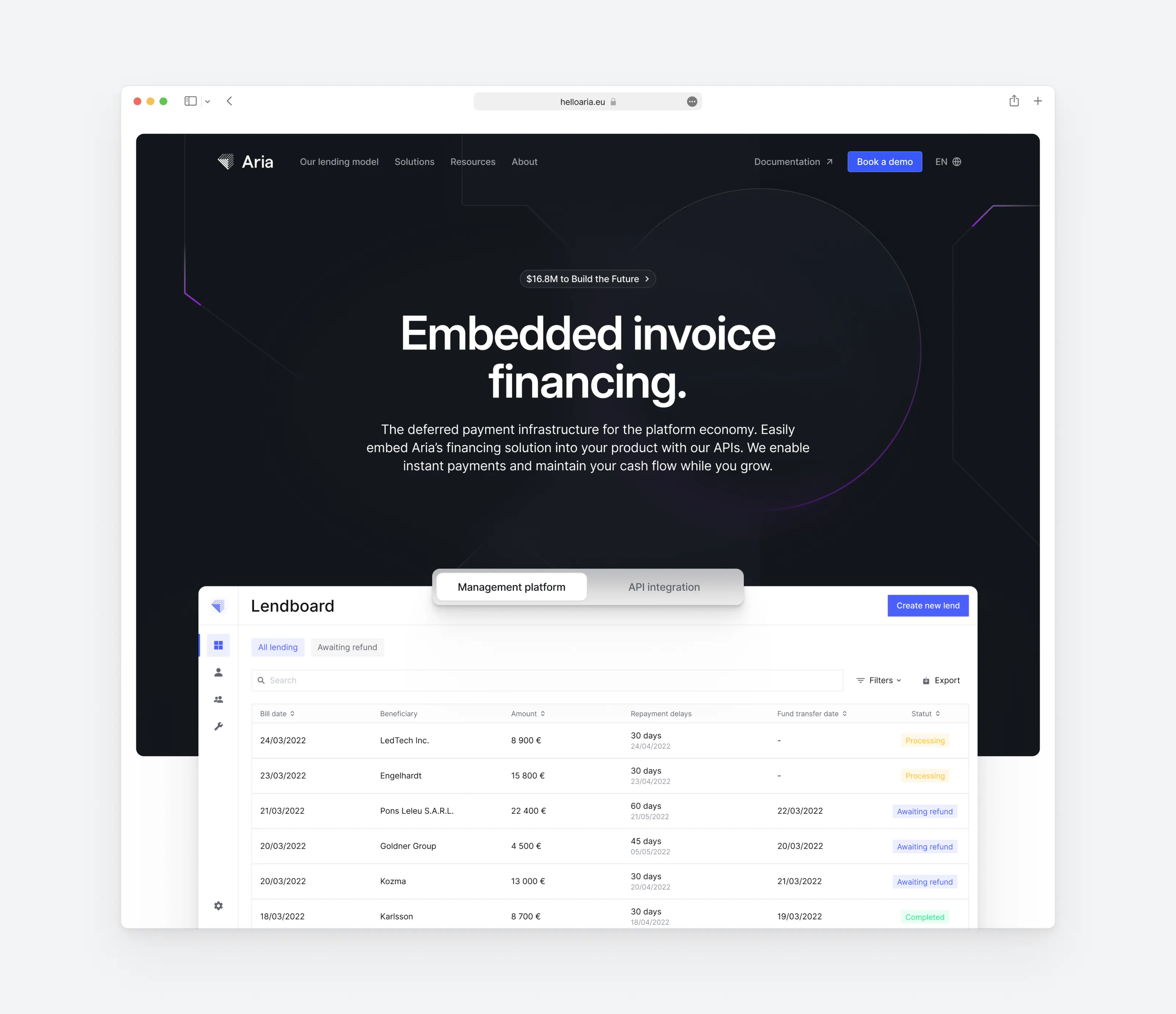 Design shot