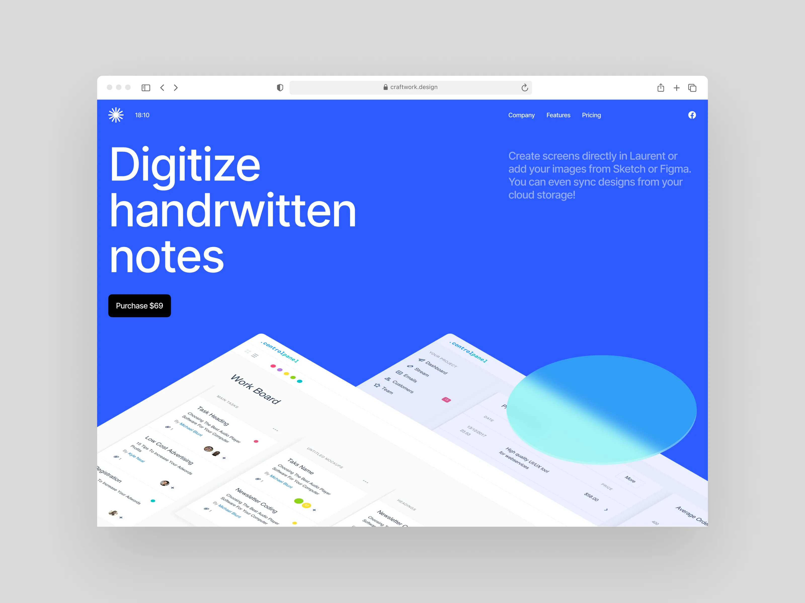 Design shot