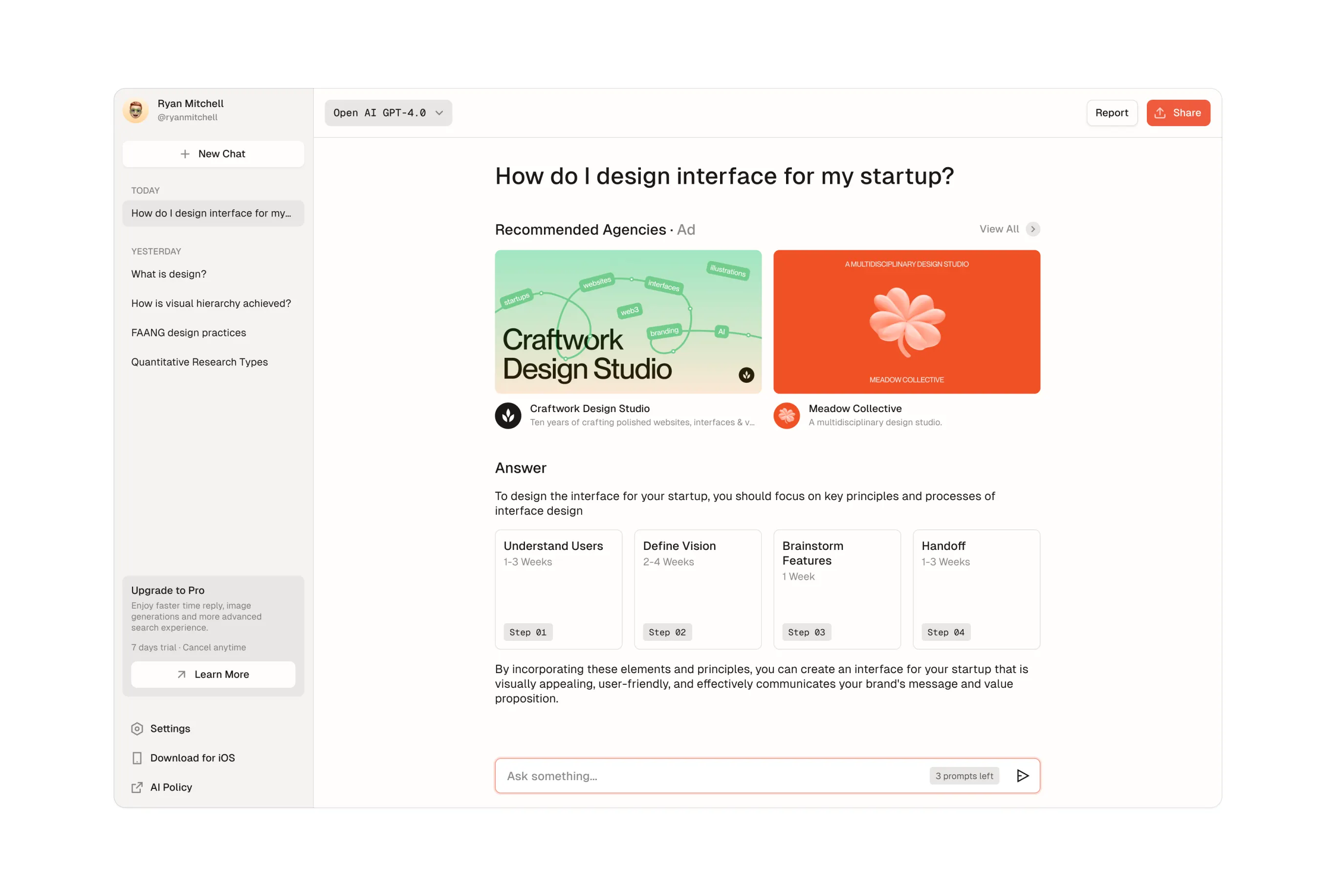 Design shot