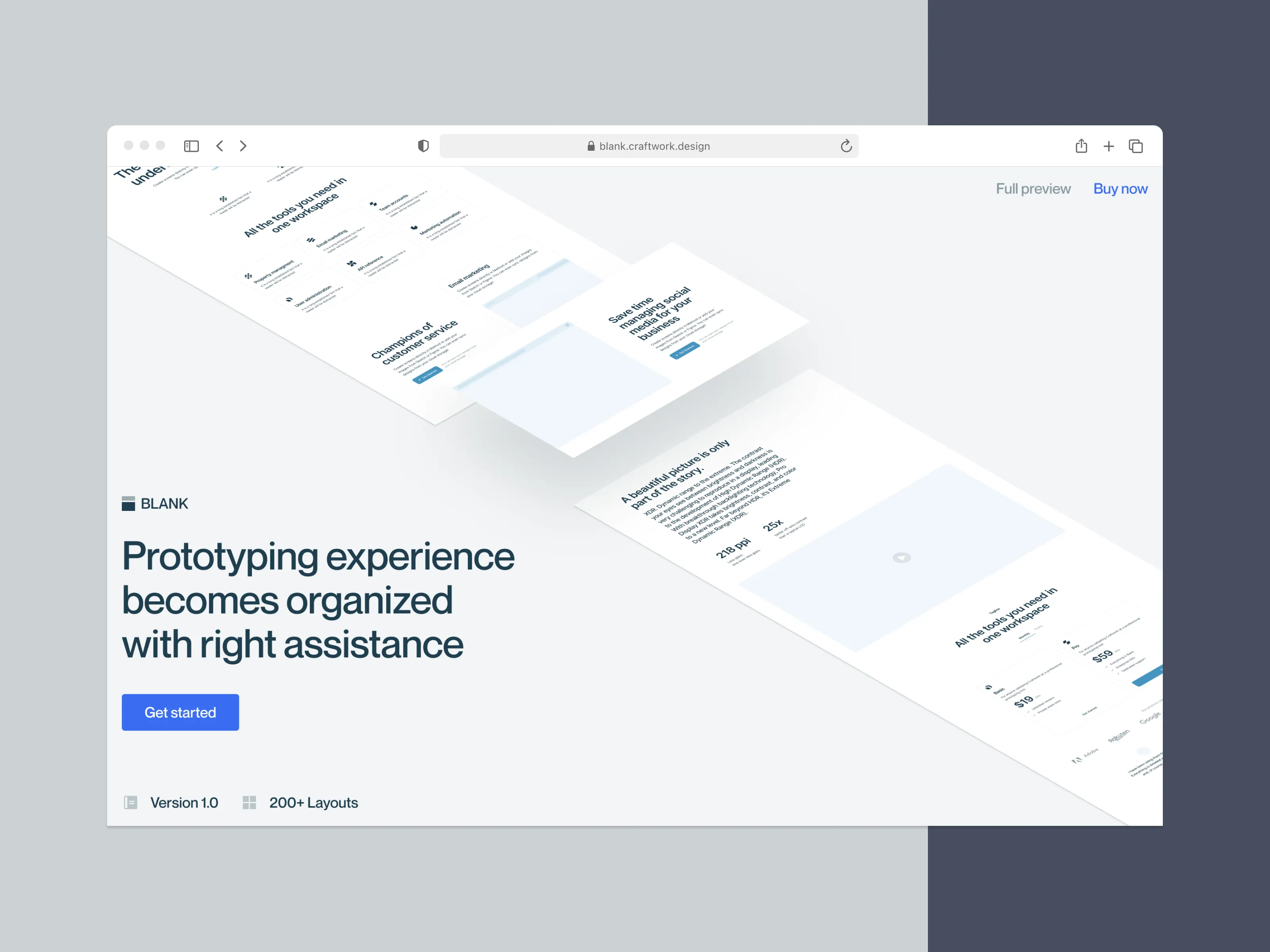 Design shot