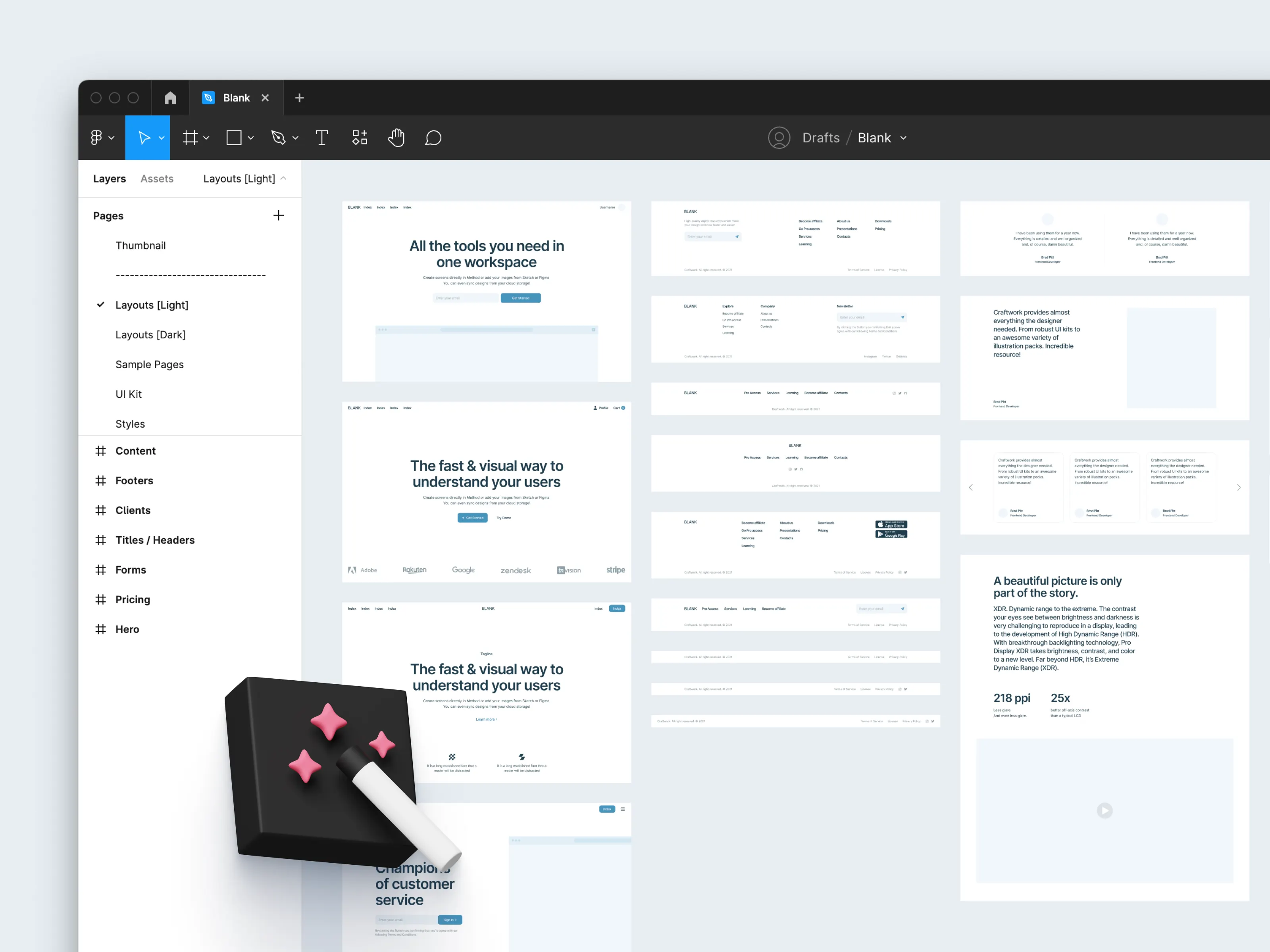 Design shot